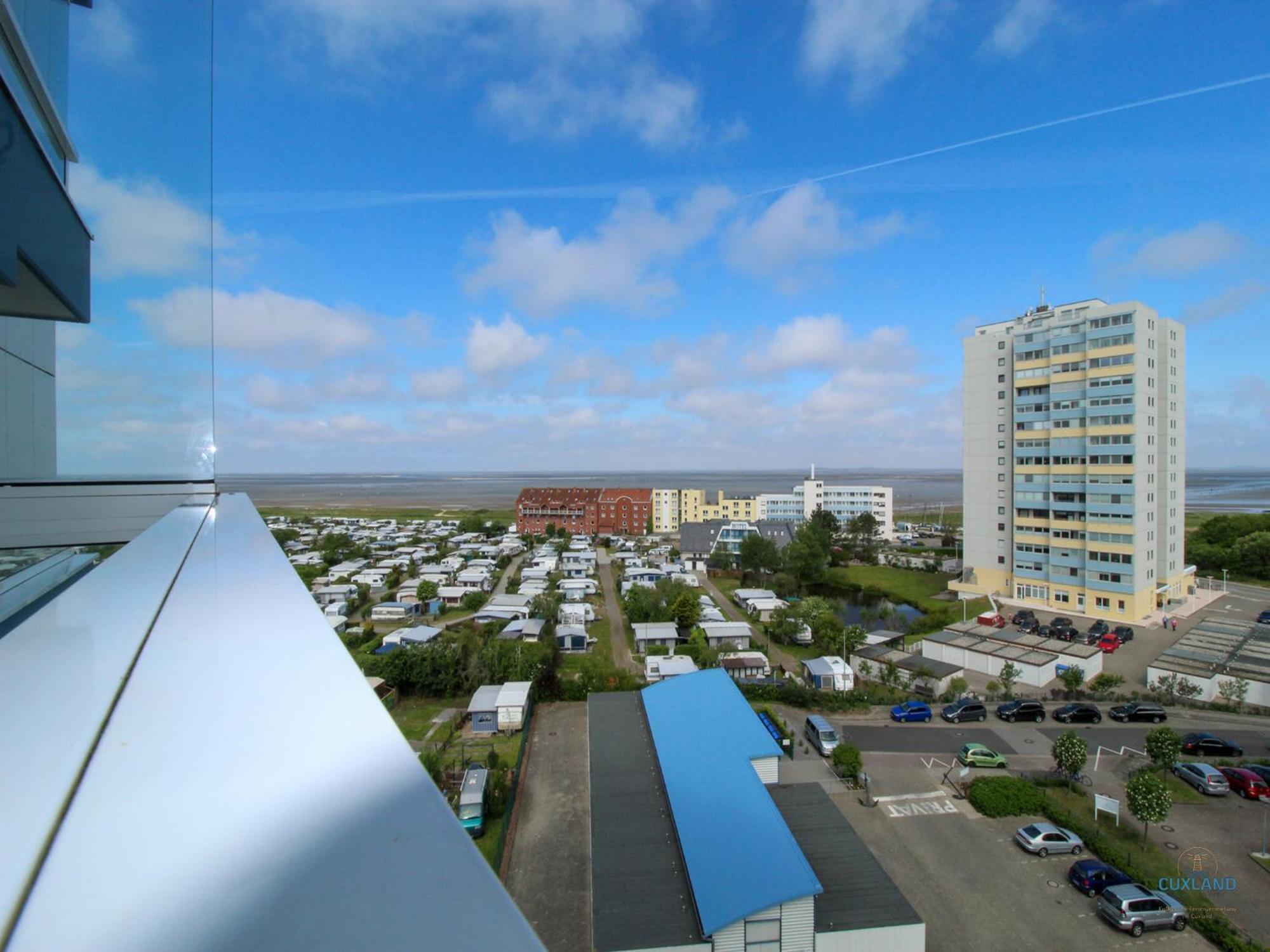 Urlaub Mit Spektakulaerer Aussicht Auf Das Wattenmeer Appartement Cuxhaven Buitenkant foto